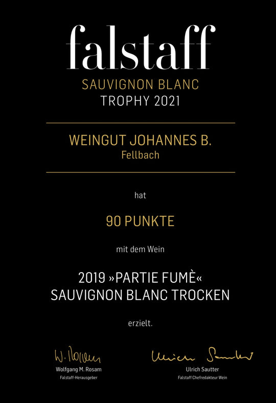2025 Sauvignon Blanc "Partie Fumè" Bio trocken